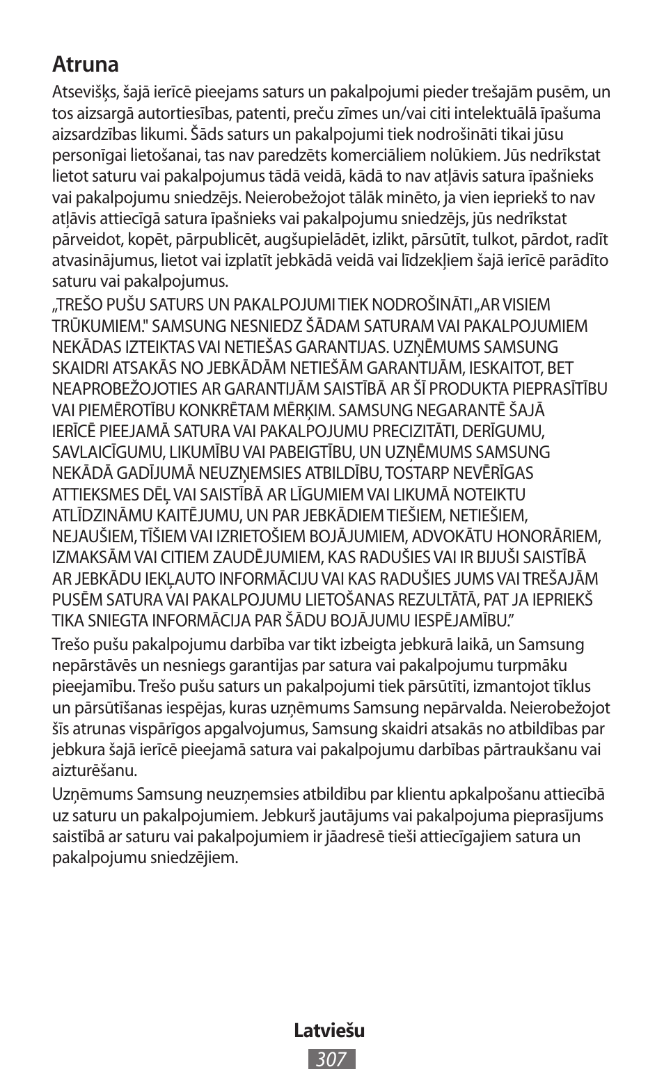 Atruna | Samsung GT-I8750 User Manual | Page 308 / 558