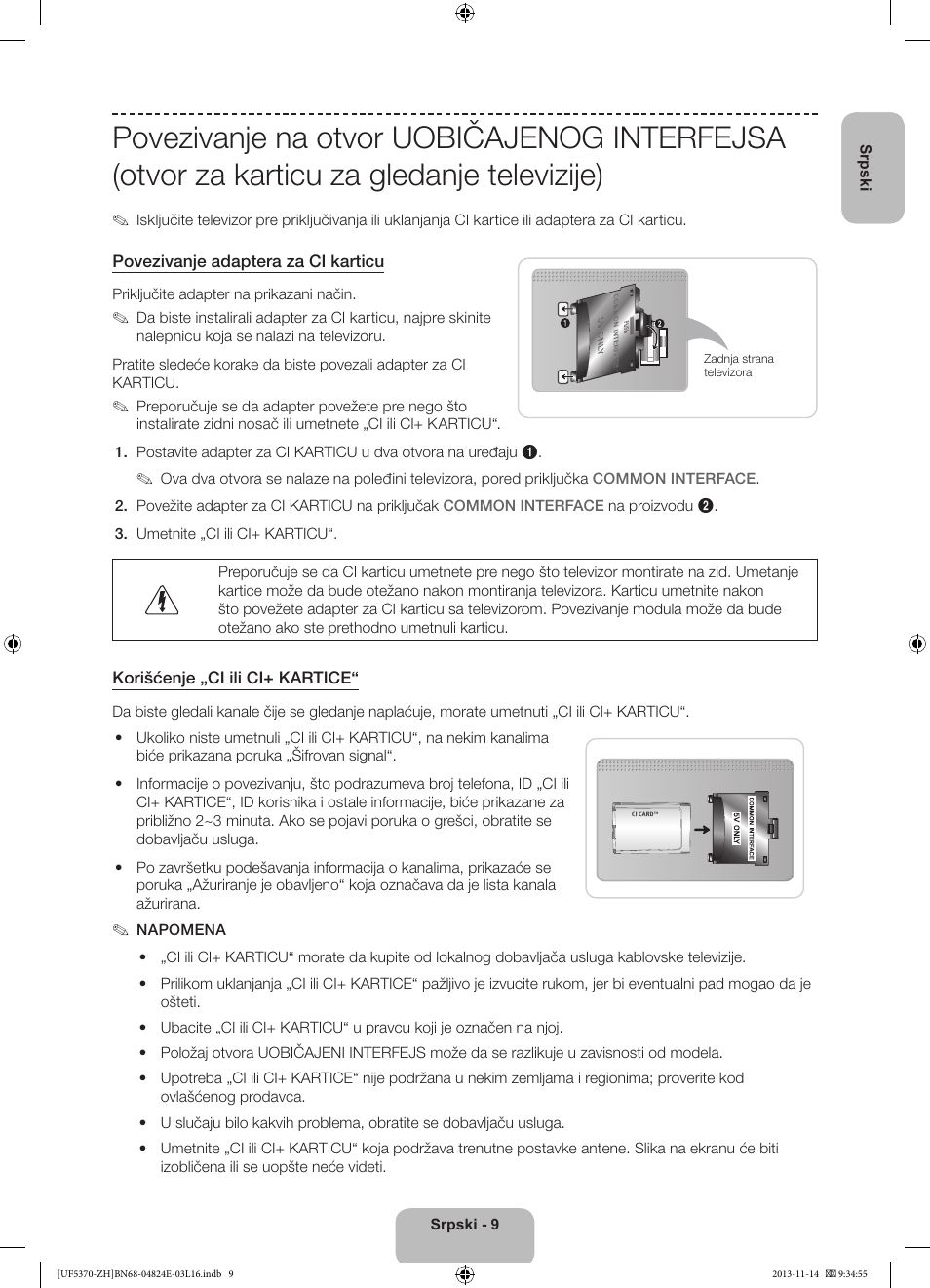 Samsung UE40F5370SS User Manual | Page 189 / 321