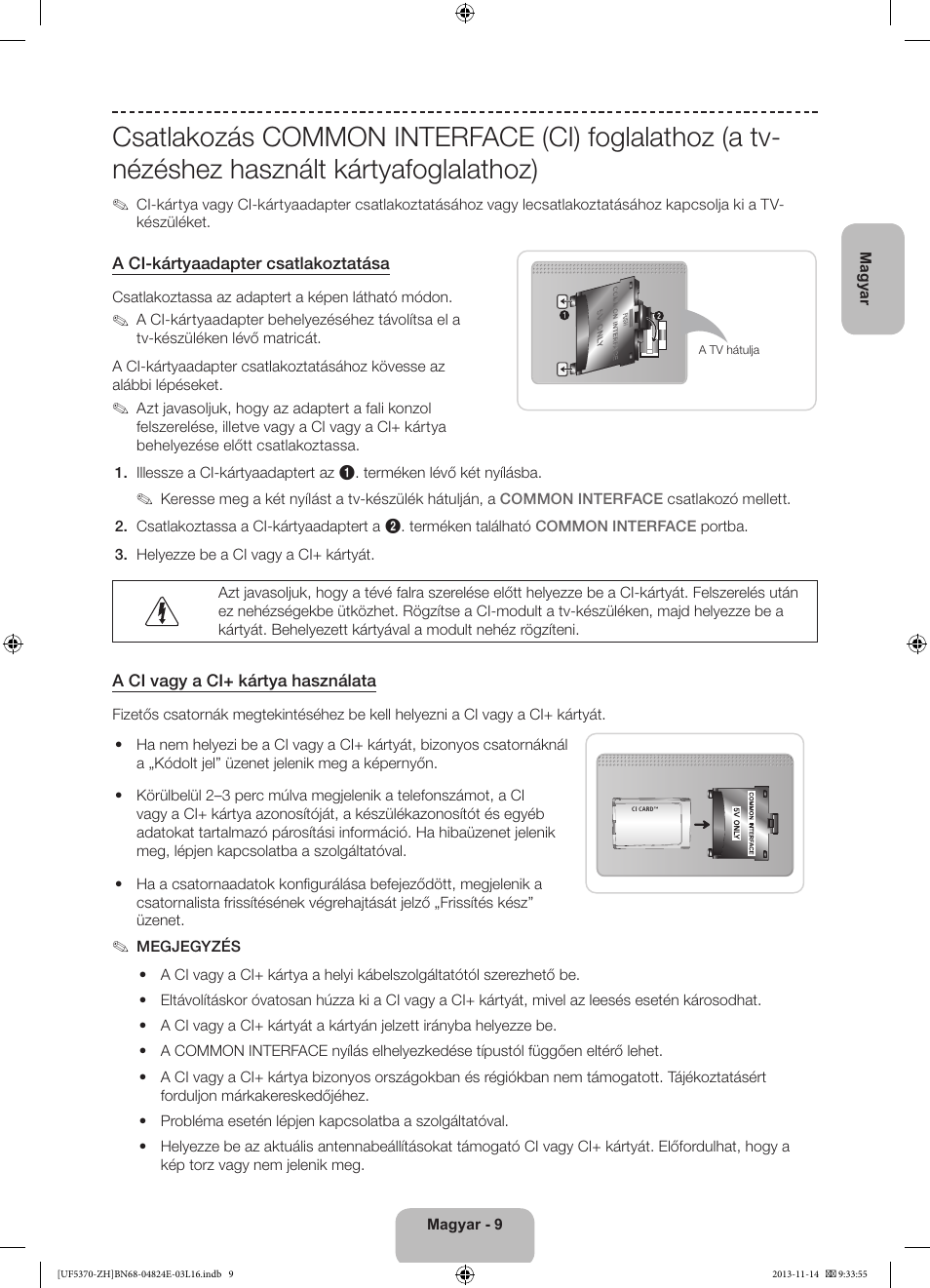 Samsung UE40F5370SS User Manual | Page 29 / 321