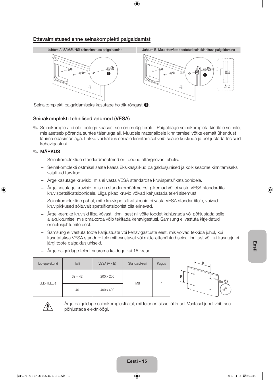 Samsung UE40F5370SS User Manual | Page 315 / 321