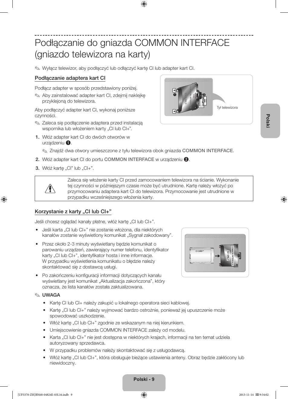 Samsung UE40F5370SS User Manual | Page 49 / 321