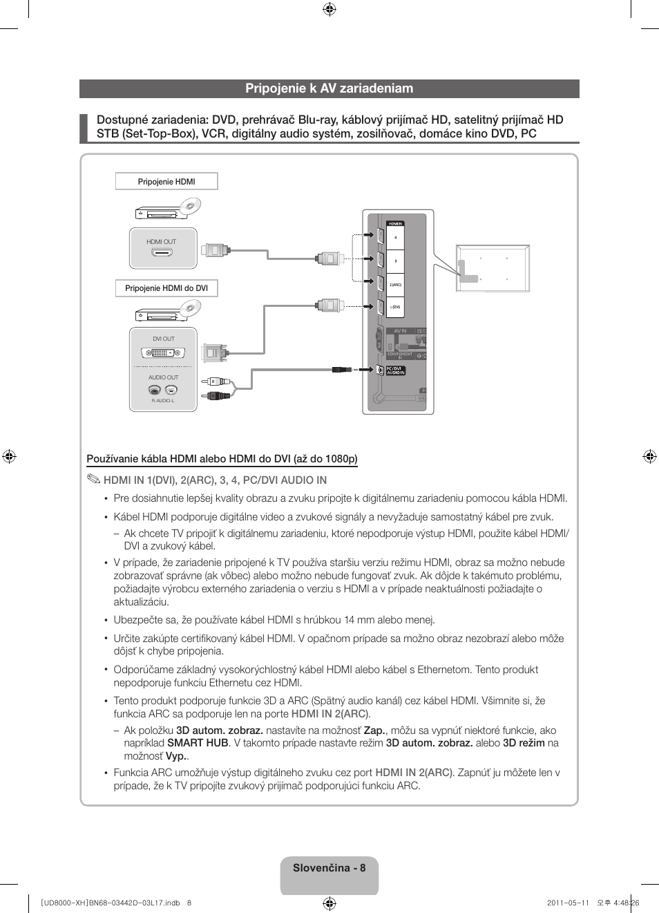 Samsung UE46D8000YS User Manual | Page 150 / 344