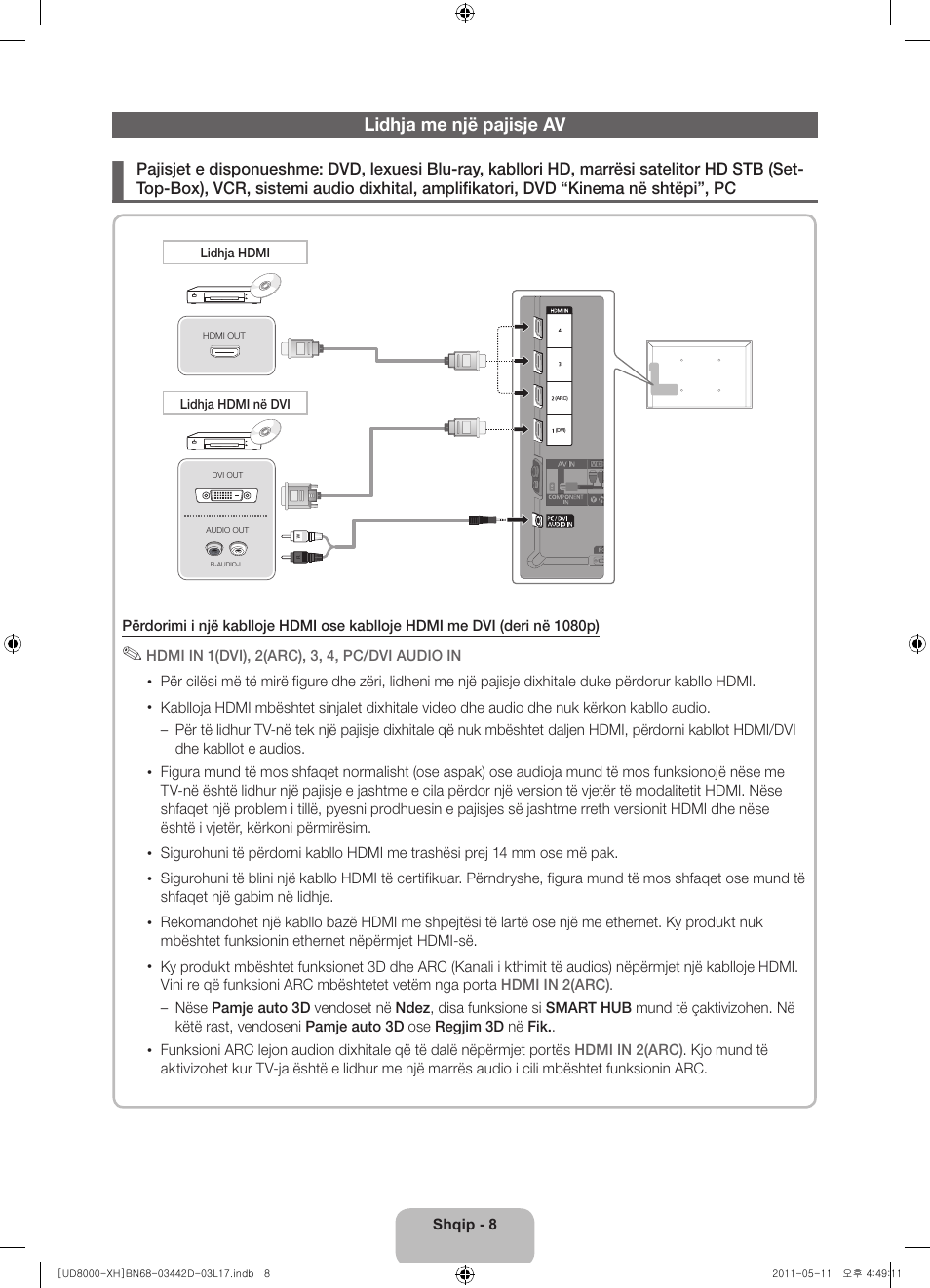 Samsung UE46D8000YS User Manual | Page 210 / 344