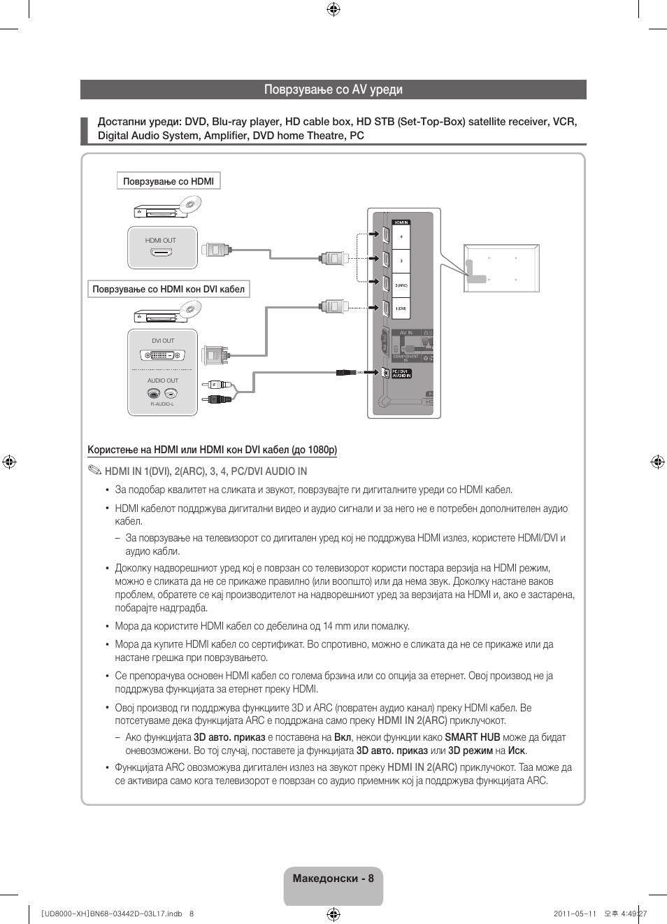 Samsung UE46D8000YS User Manual | Page 230 / 344