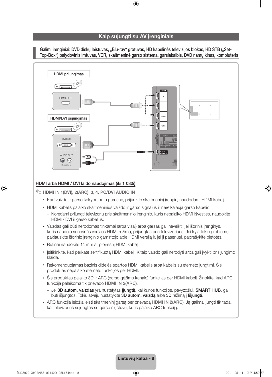 Samsung UE46D8000YS User Manual | Page 290 / 344