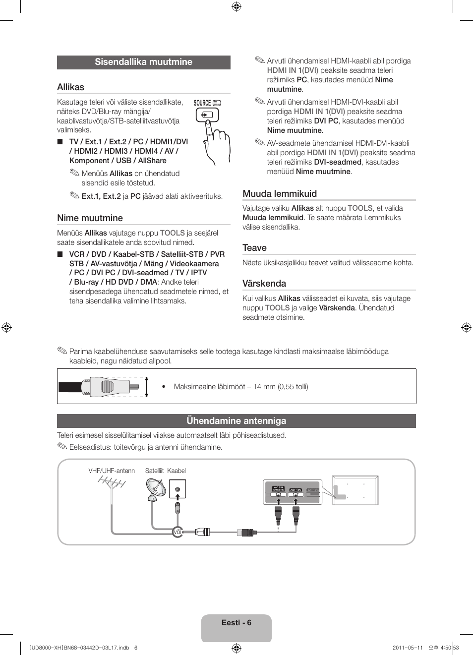 Samsung UE46D8000YS User Manual | Page 308 / 344