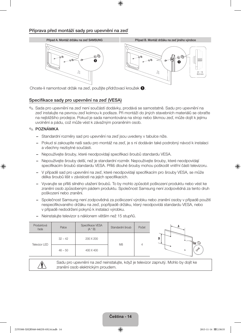 Samsung UE46F5500AW User Manual | Page 122 / 289