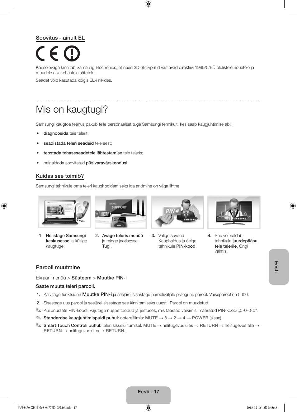 Mis on kaugtugi | Samsung UE50F6670SS User Manual | Page 377 / 385