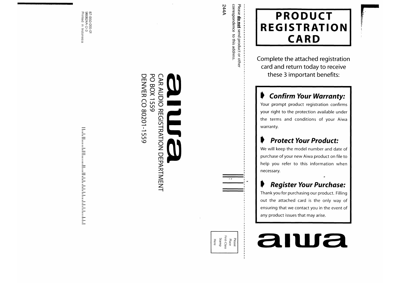Aiwa CDC-X527M User Manual | Page 16 / 17