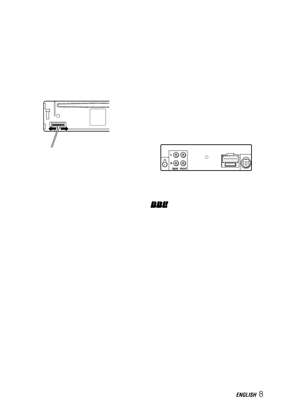 Specs, Rear panel, Maintenance | Specifications, Cleaning the front panel, Cleaning the connector, Aux input, General, Card remote control | Aiwa CDC-X527M User Manual | Page 9 / 17