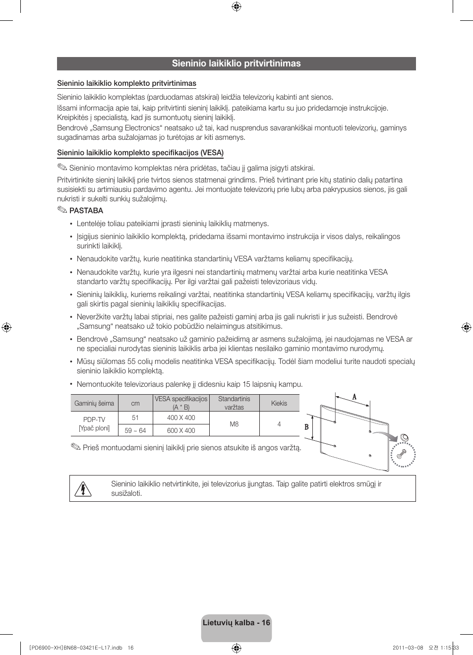 Samsung PS51D6900DS User Manual | Page 252 / 310
