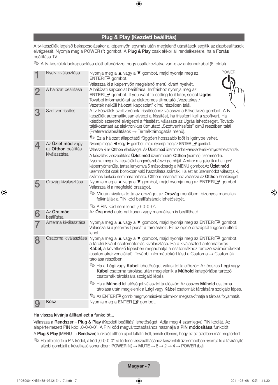 Samsung PS51D6900DS User Manual | Page 27 / 310