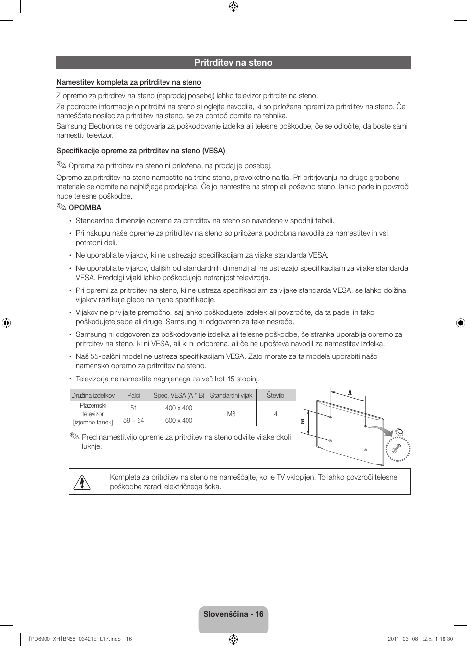 Samsung PS51D6900DS User Manual | Page 306 / 310