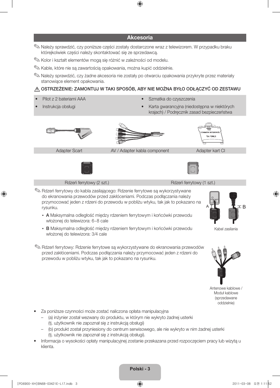 Samsung PS51D6900DS User Manual | Page 41 / 310