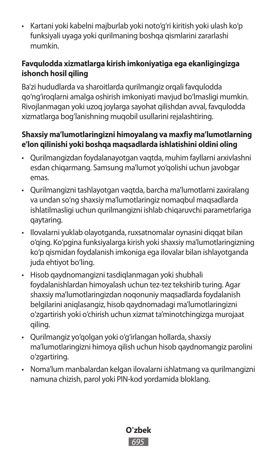 Samsung SM-P905 User Manual | Page 696 / 718