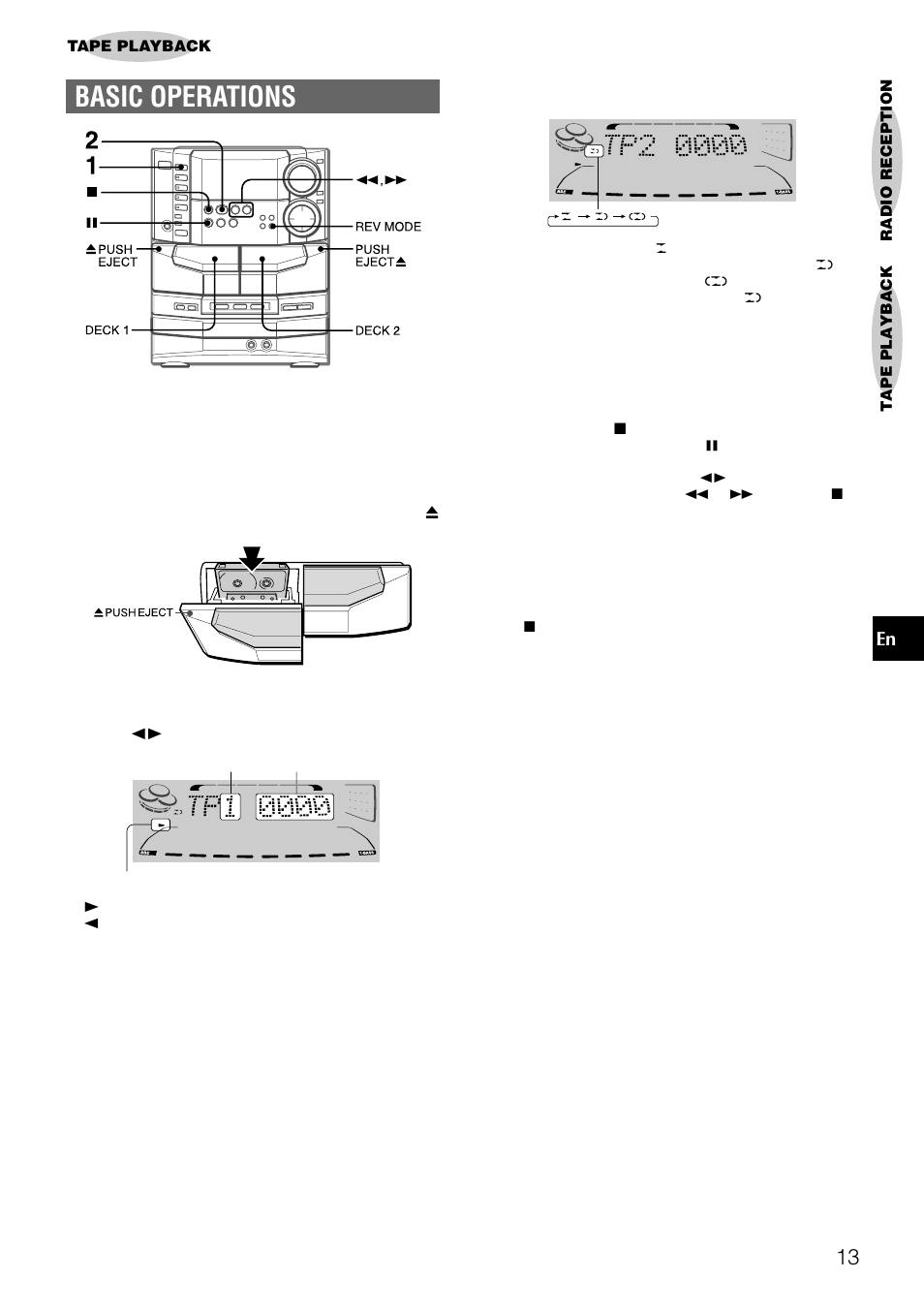 Basic operations | Aiwa NSX-DS8 User Manual | Page 13 / 101