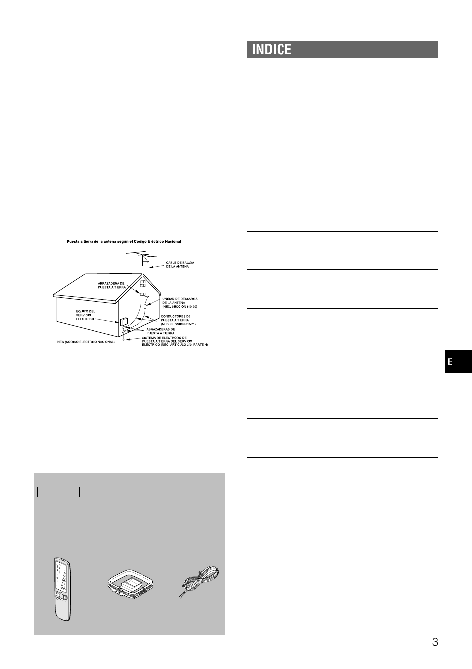 Indice | Aiwa NSX-DS8 User Manual | Page 37 / 101