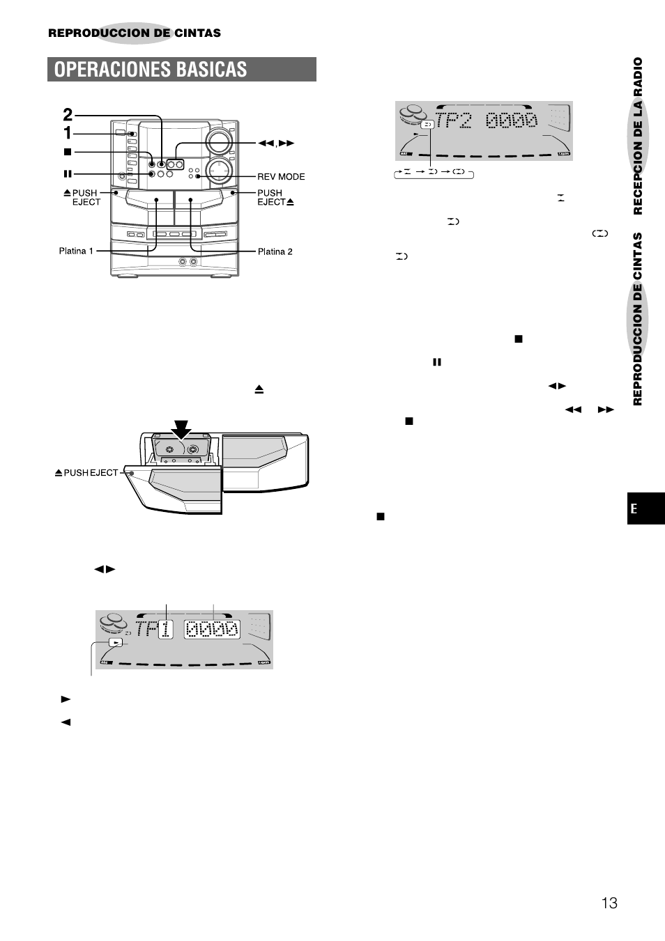 Operaciones basicas | Aiwa NSX-DS8 User Manual | Page 47 / 101