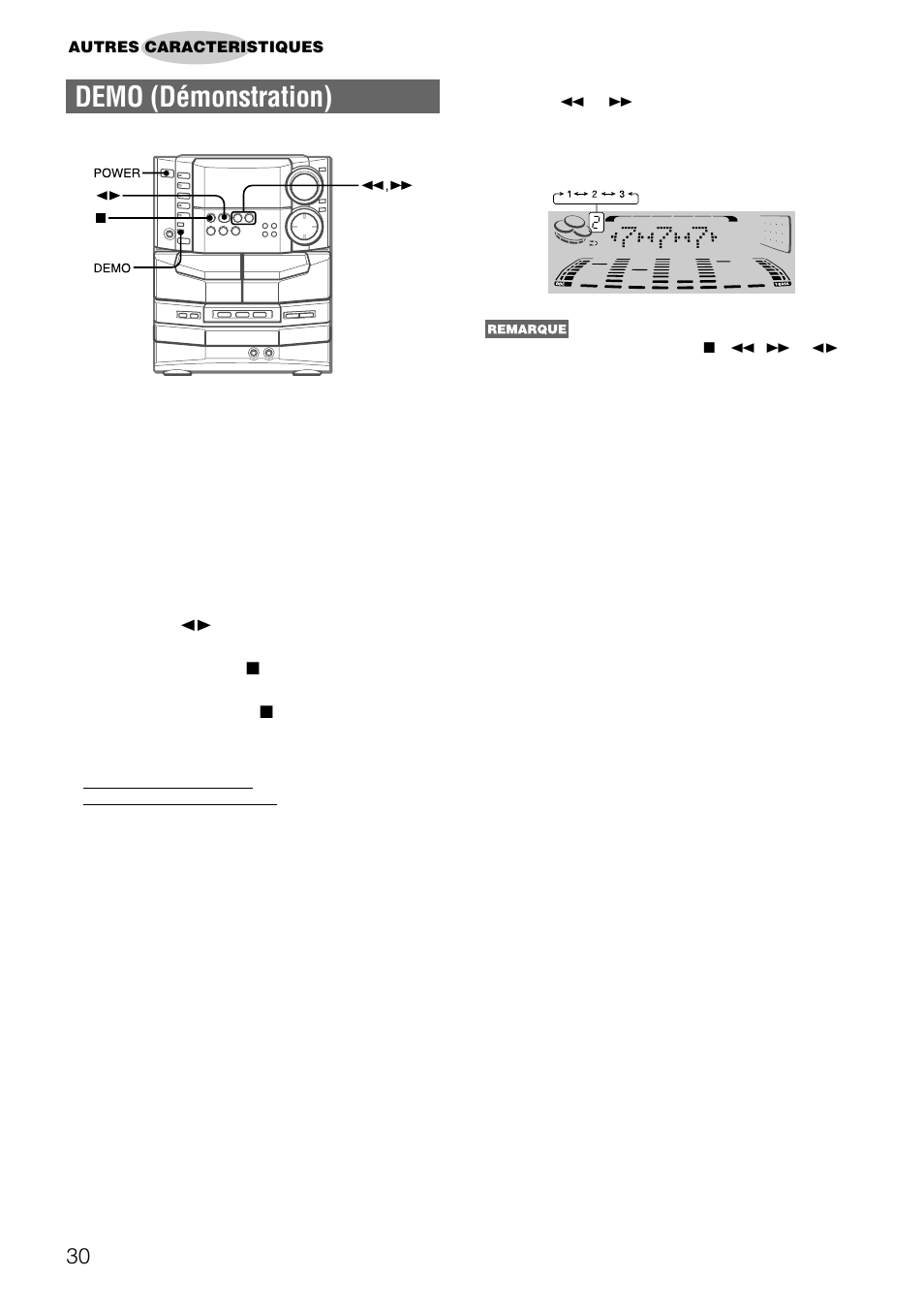 Demo (démonstration) | Aiwa NSX-DS8 User Manual | Page 97 / 101