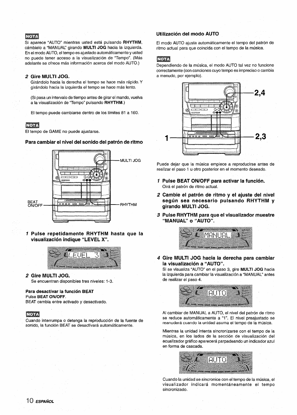 Ipnlí, Ñuto, Puto | Aiwa NSX-A999 User Manual | Page 40 / 92