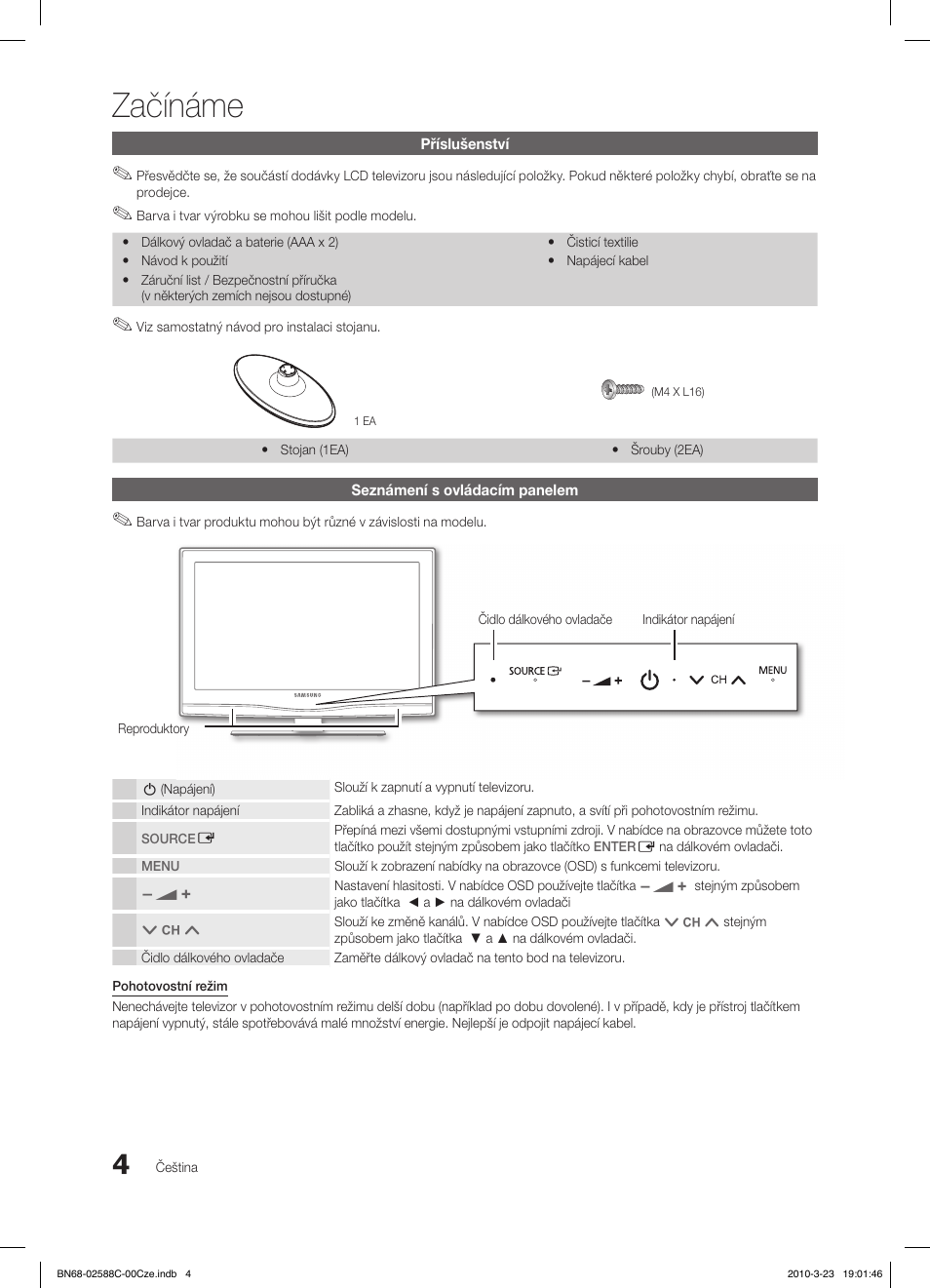Začínáme | Samsung LE19C350D1W User Manual | Page 202 / 331