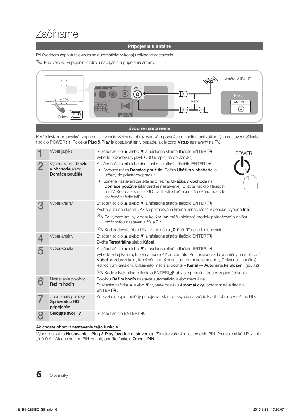 Začíname, Fav.ch p.mode dual mts | Samsung LE19C350D1W User Manual | Page 237 / 331