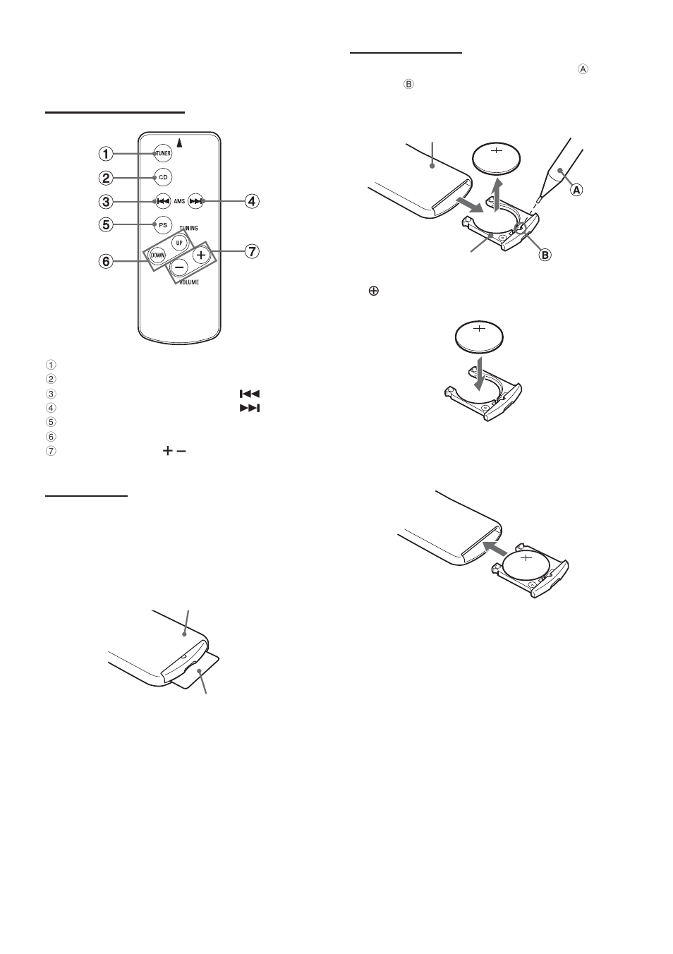 Tarjeta de control remoto | Aiwa CDC-X30MP User Manual | Page 22 / 35