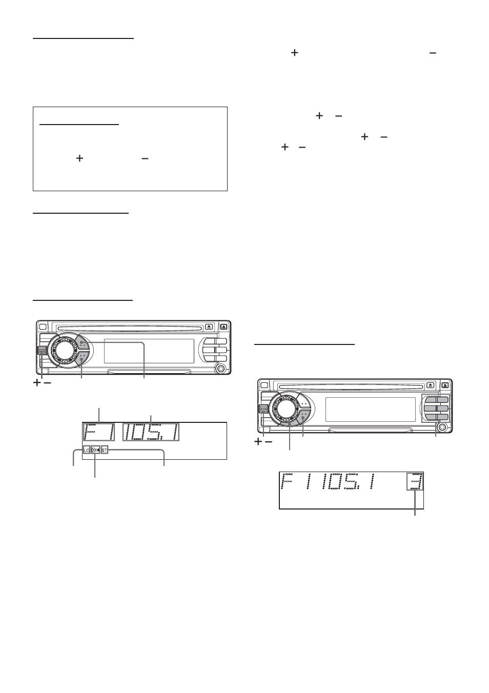 Radio operation | Aiwa CDC-X30MP User Manual | Page 5 / 35
