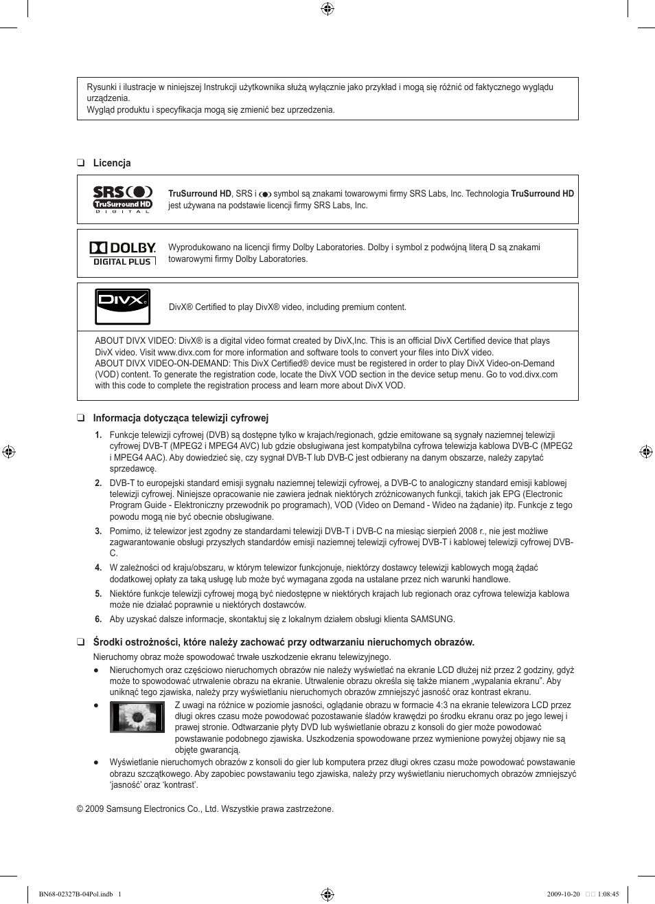 Samsung LE46B750U1W User Manual | Page 146 / 680