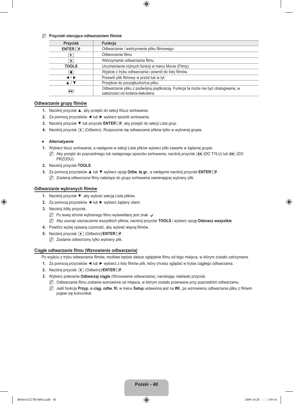 Samsung LE46B750U1W User Manual | Page 186 / 680