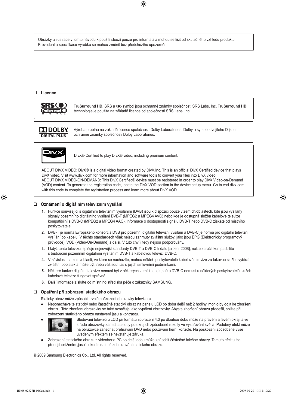 Samsung LE46B750U1W User Manual | Page 410 / 680