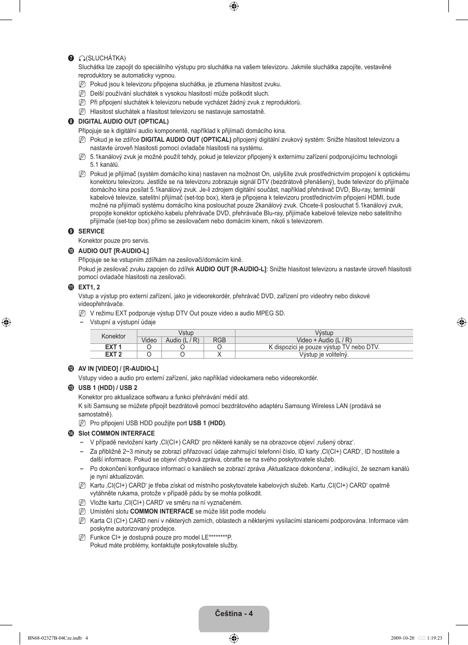Samsung LE46B750U1W User Manual | Page 414 / 680