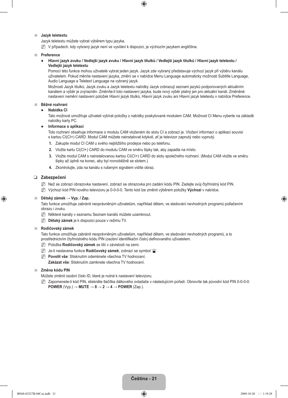 Samsung LE46B750U1W User Manual | Page 431 / 680