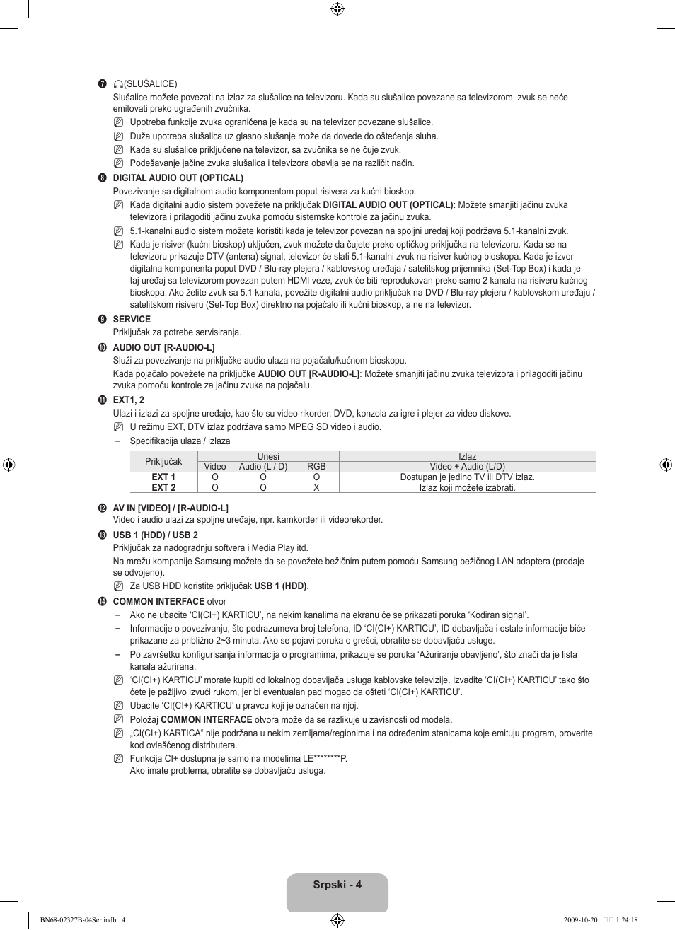 Samsung LE46B750U1W User Manual | Page 612 / 680
