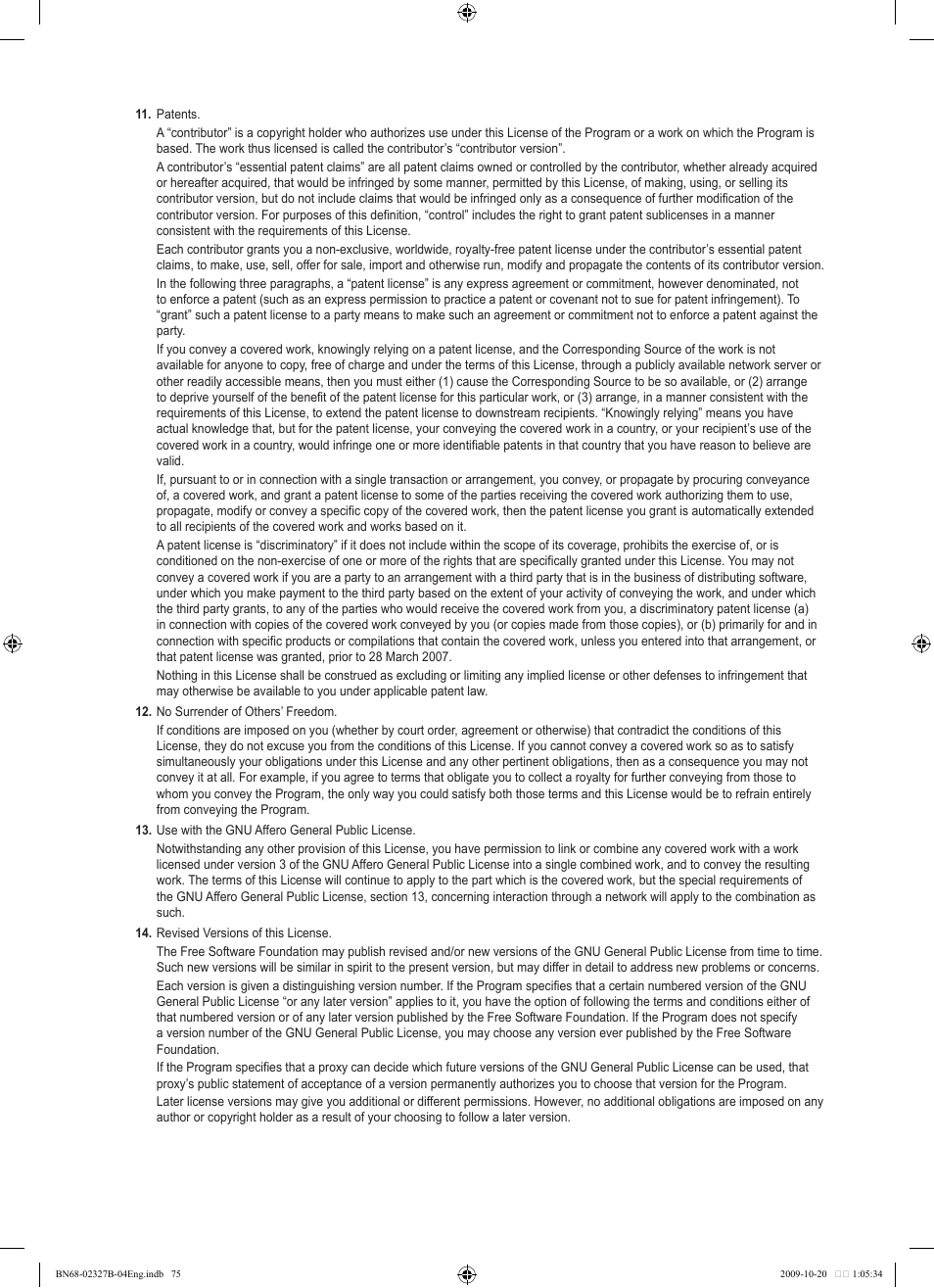 Samsung LE46B750U1W User Manual | Page 77 / 680