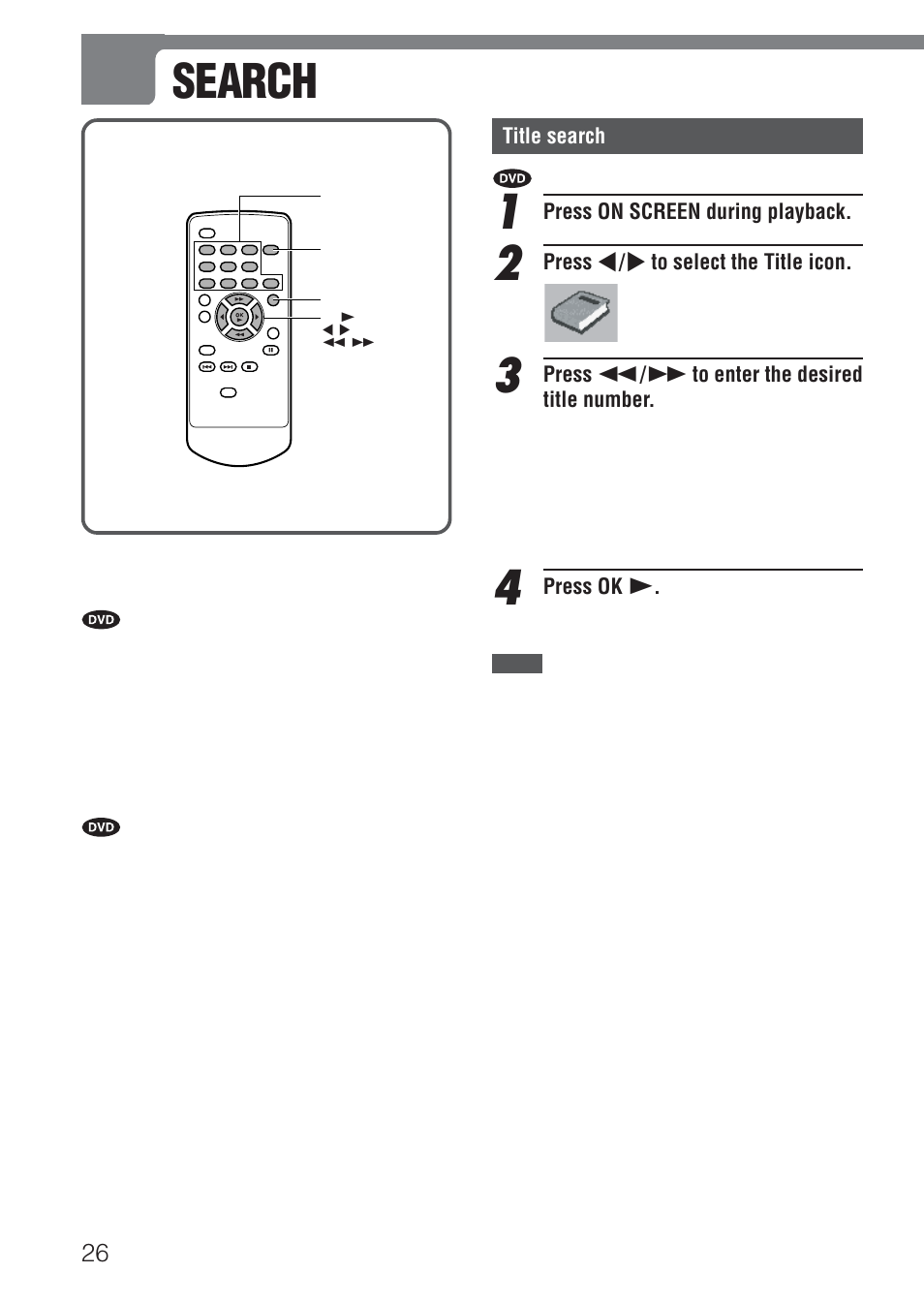 Search | Aiwa XD-DV520 User Manual | Page 26 / 50