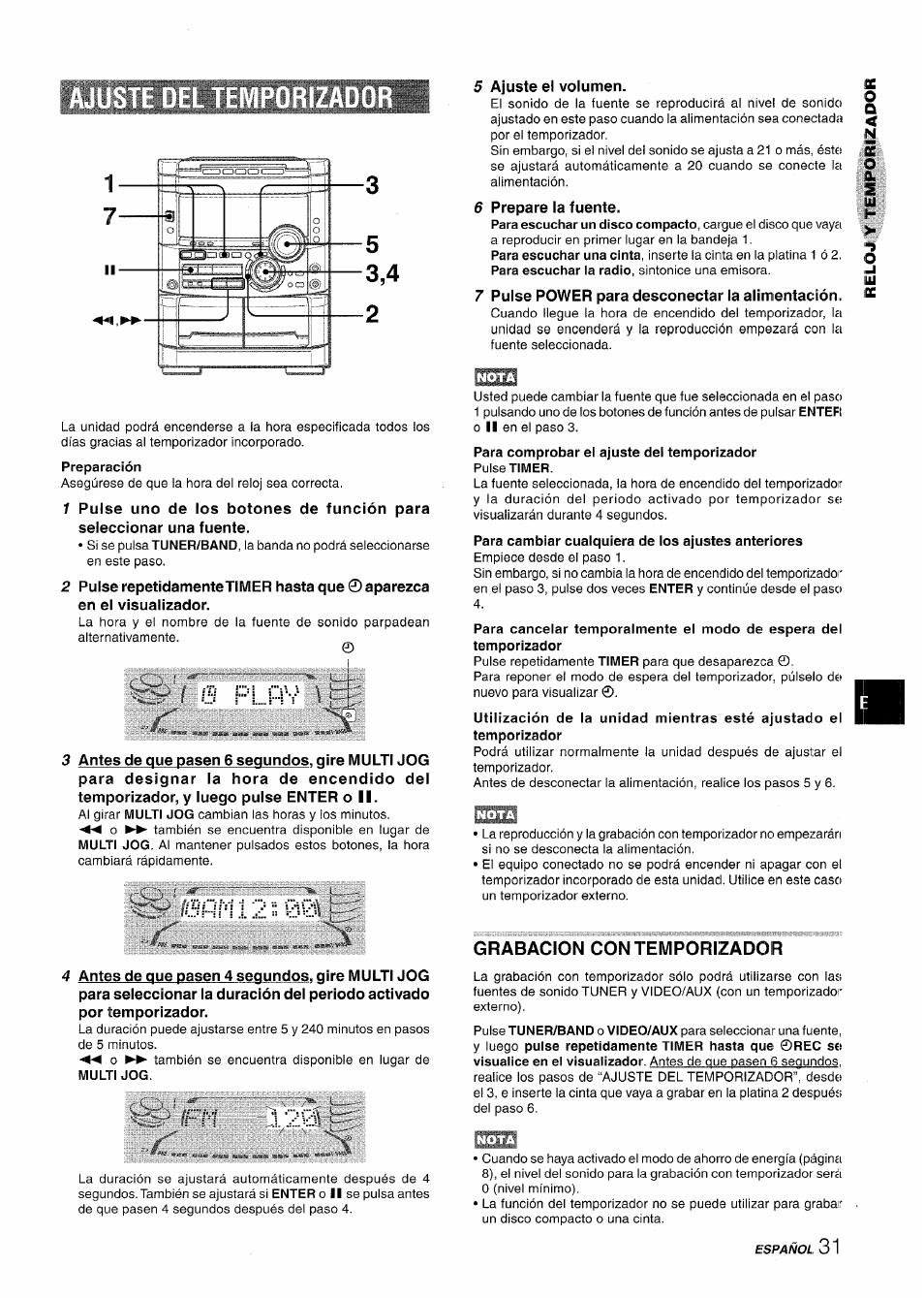 Grabacion contemporizador | Aiwa NSX-MT725 User Manual | Page 65 / 104