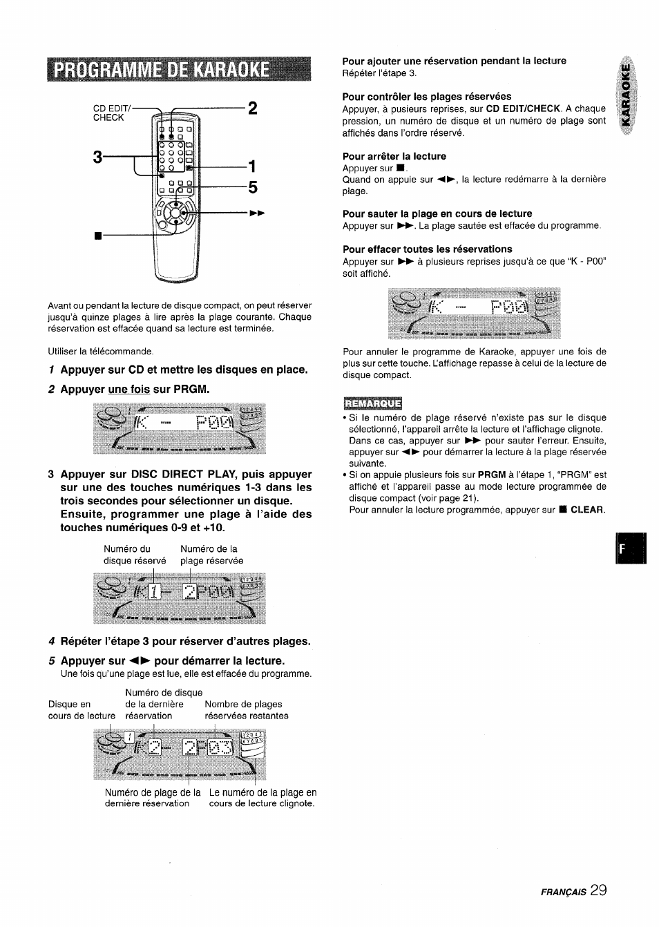 Programme de karaoke, P 00, Français | Aiwa NSX-MT725 User Manual | Page 97 / 104