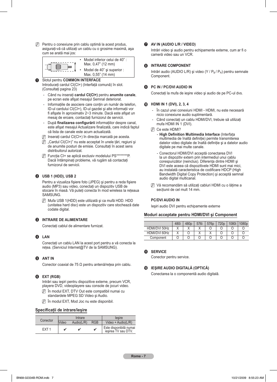 Samsung PS58B850Y1W User Manual | Page 466 / 654