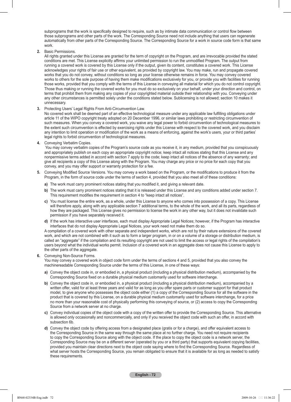 Samsung PS58B850Y1W User Manual | Page 72 / 654