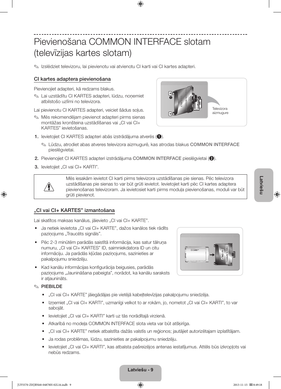 Samsung UE46F5570SS User Manual | Page 269 / 321