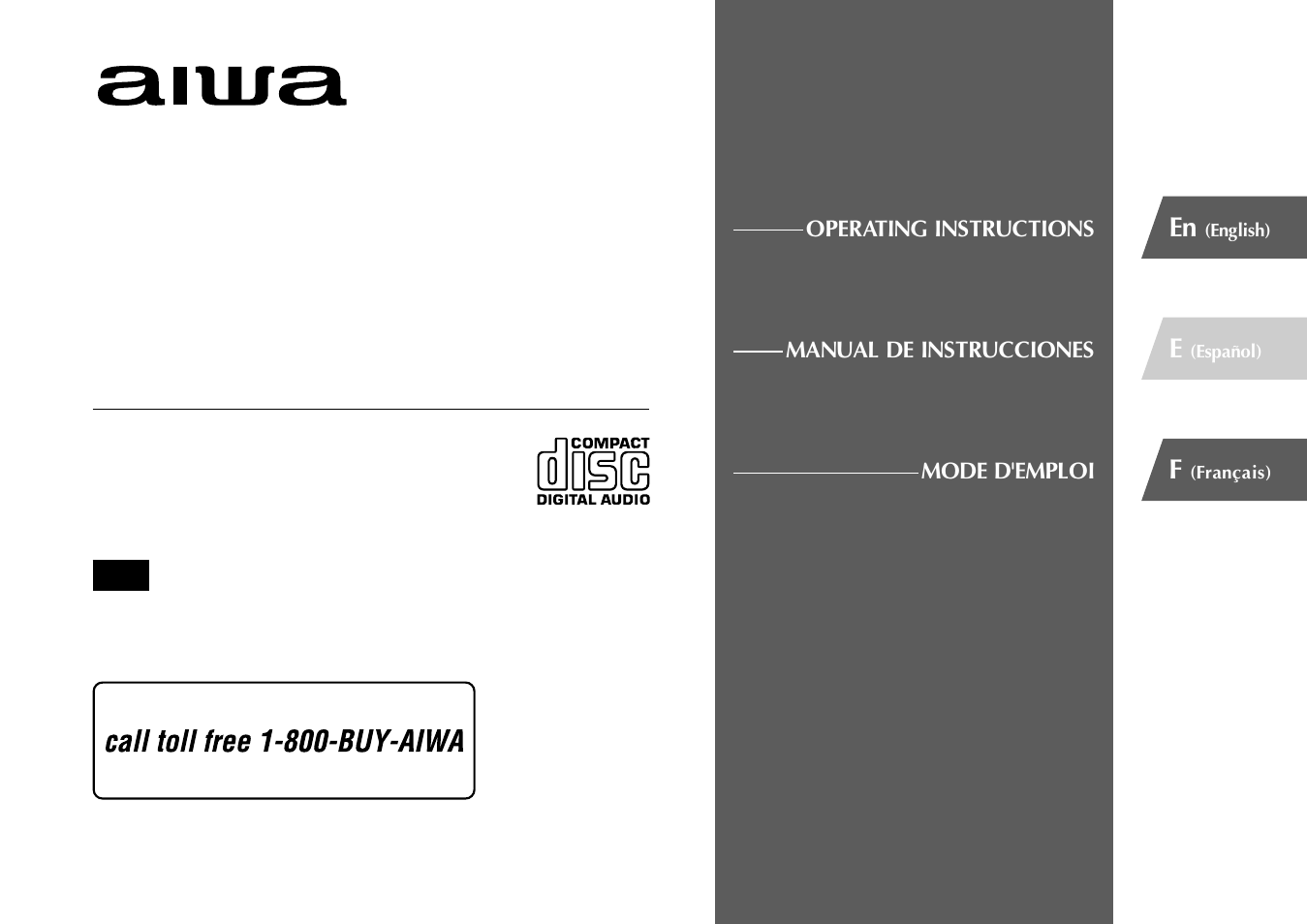 Aiwa XR-MG9 User Manual | 16 pages