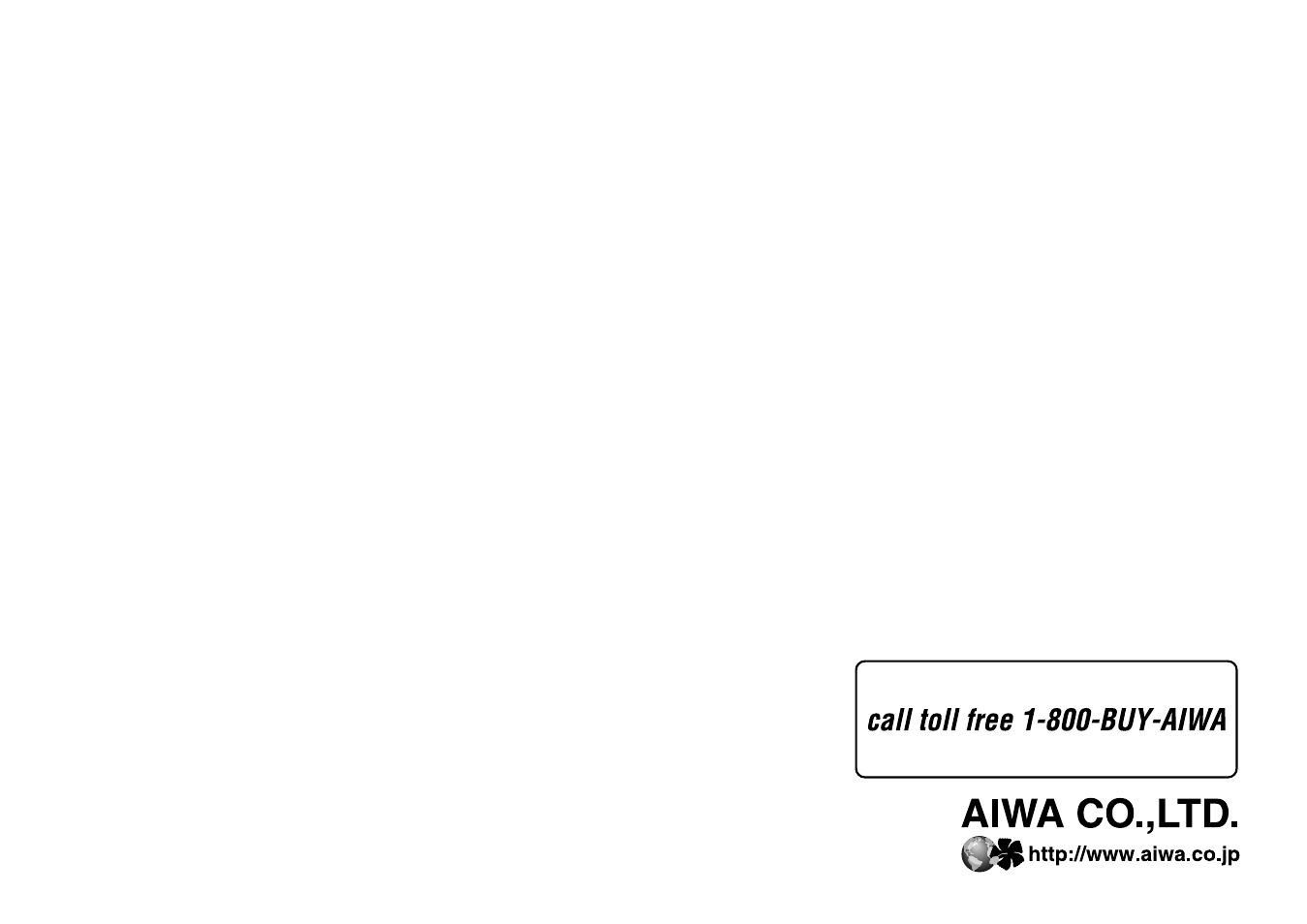 Aiwa XR-MG9 User Manual | Page 16 / 16