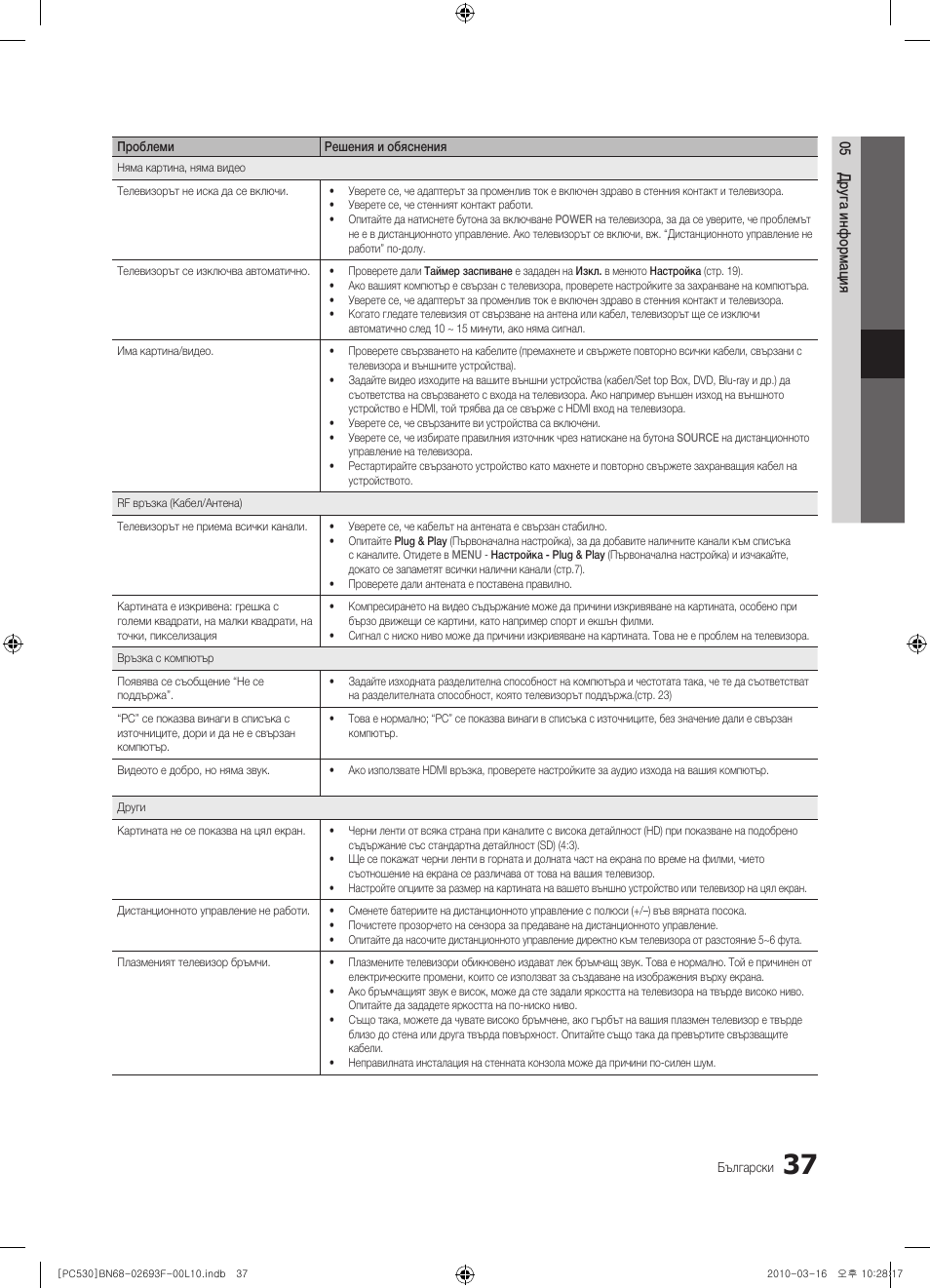 Samsung PS50C530C1W User Manual | Page 201 / 411