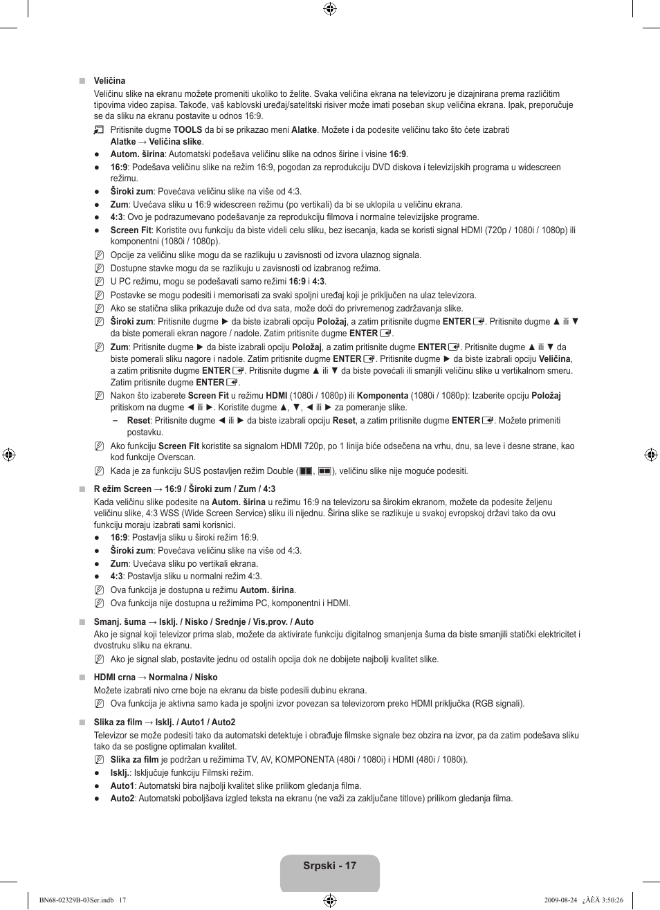 Samsung UE32B7020WW User Manual | Page 645 / 702