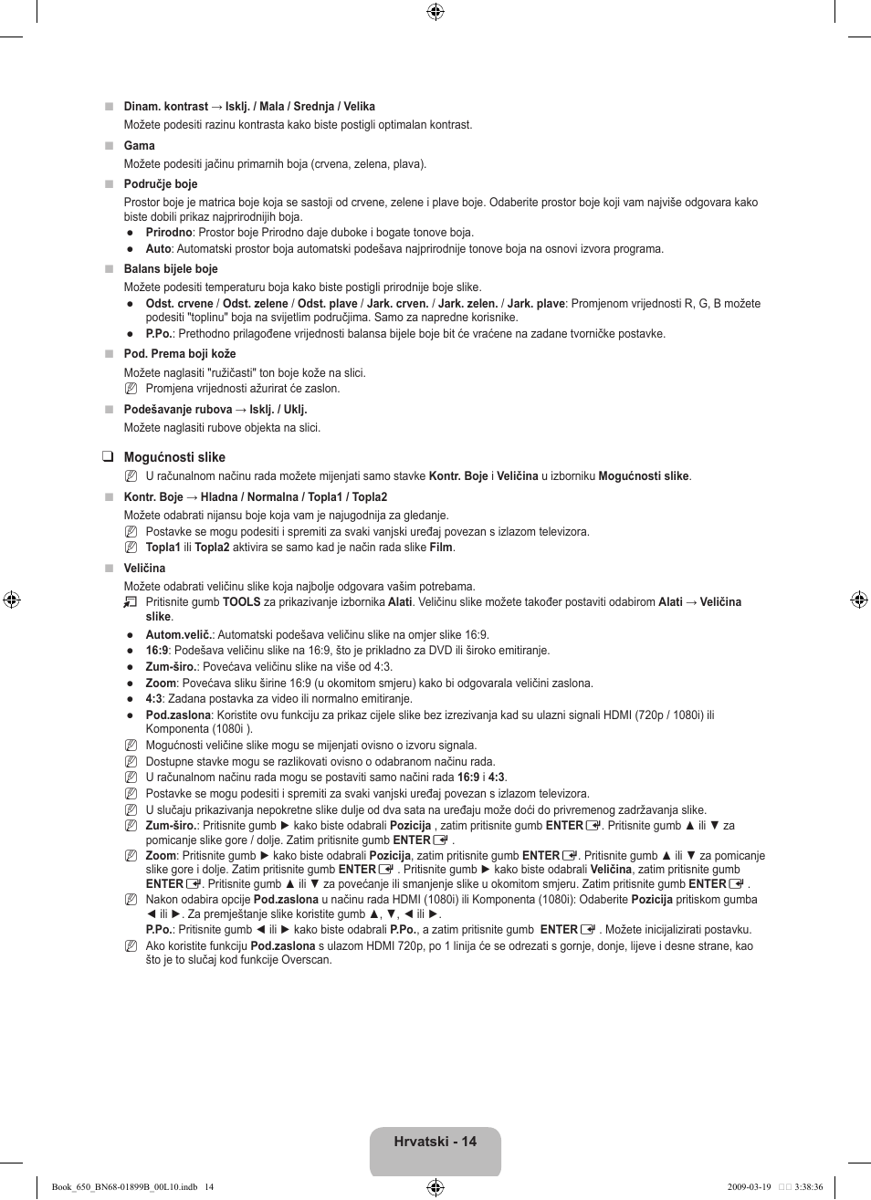 Samsung LE22B650T6W User Manual | Page 156 / 288