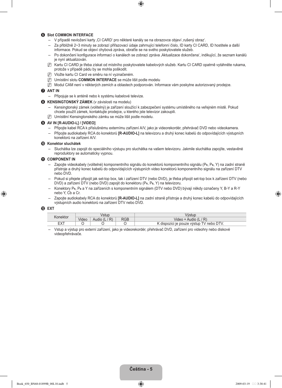 Samsung LE22B650T6W User Manual | Page 175 / 288