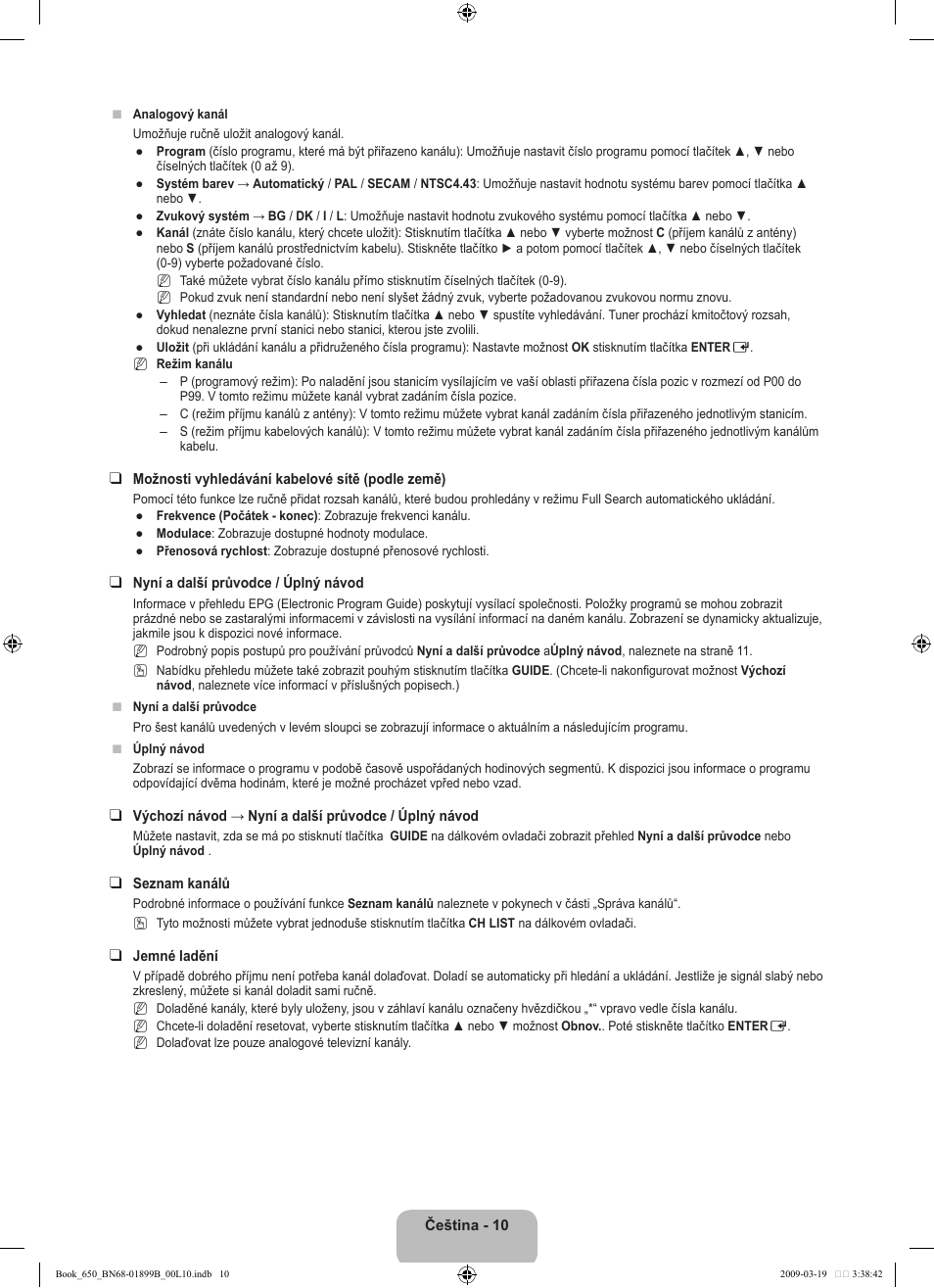 Samsung LE22B650T6W User Manual | Page 180 / 288
