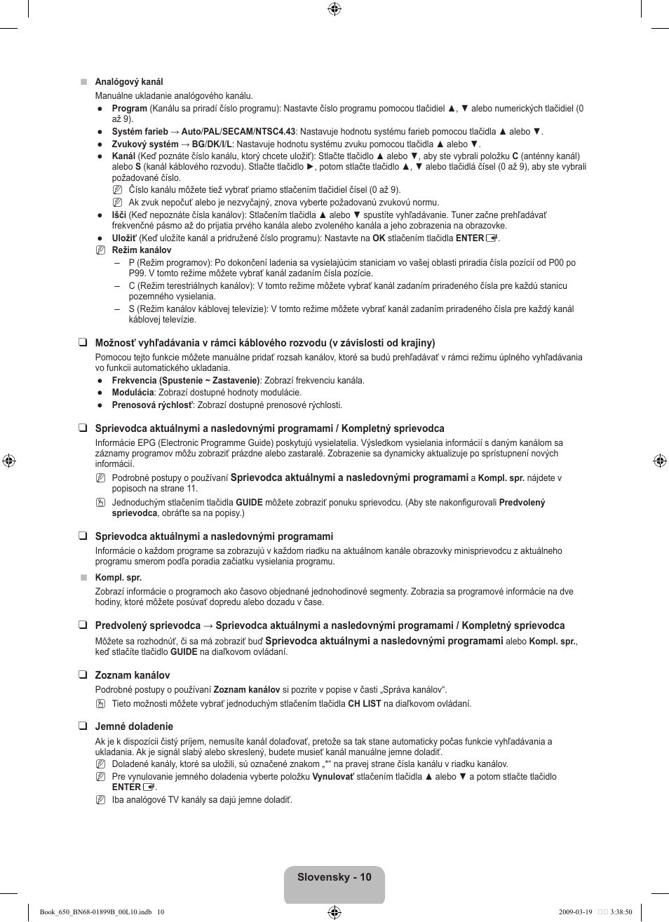 Samsung LE22B650T6W User Manual | Page 208 / 288