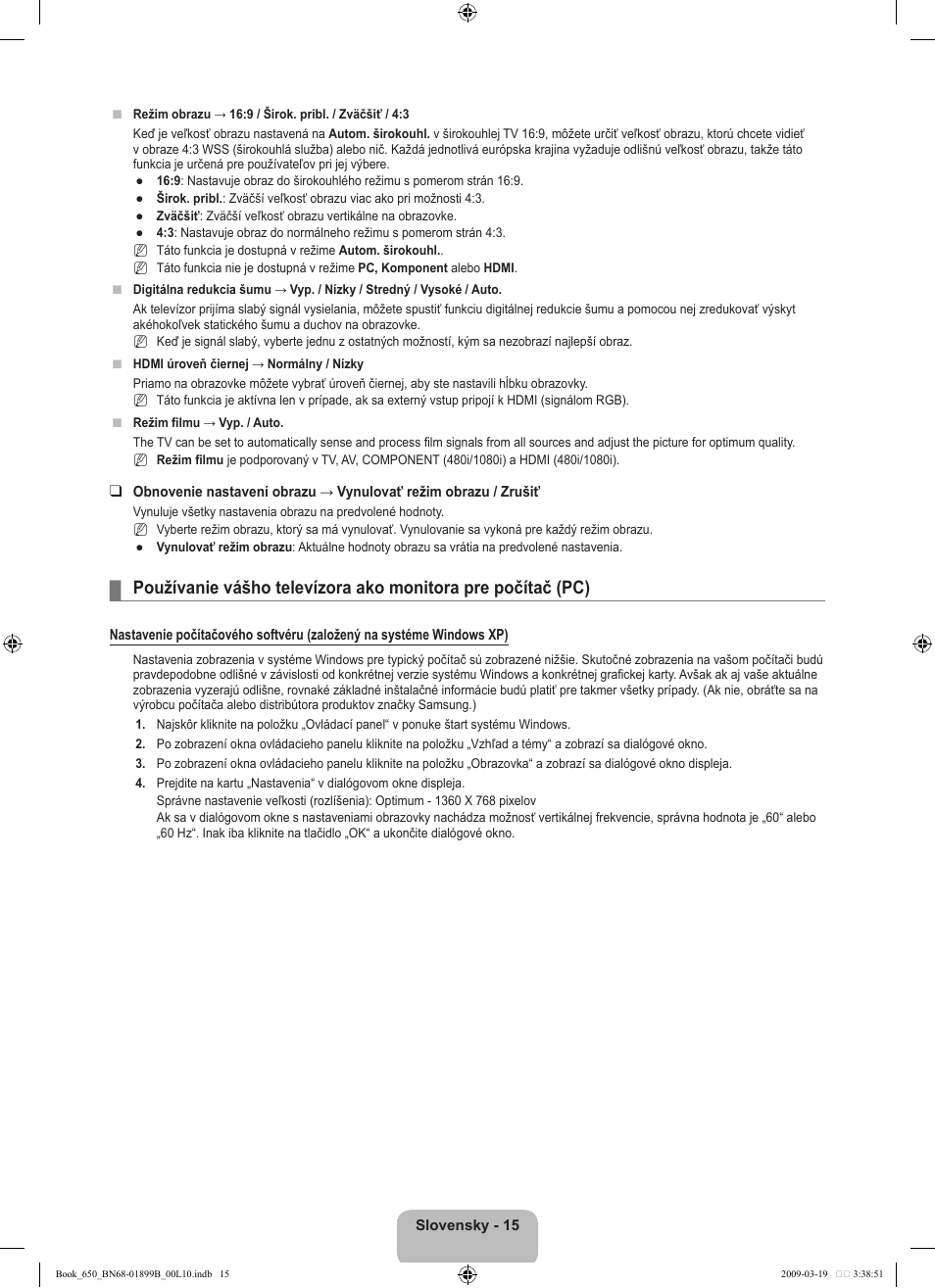 Samsung LE22B650T6W User Manual | Page 213 / 288
